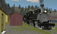 RGS 455 simmers at Brown station.