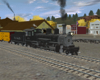 D&RGW #454 waits at Ridgway depot